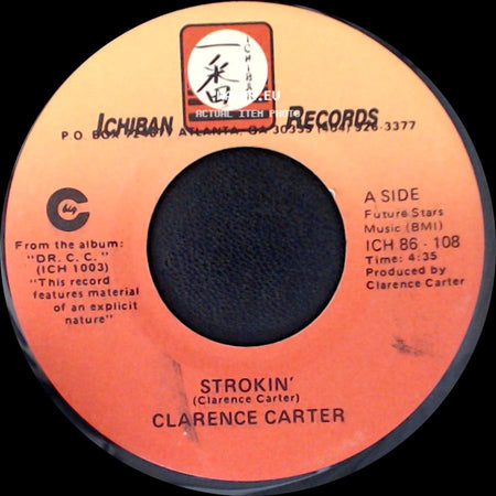 Clarence Carter - Strokin' / Love Me With Feeling side A