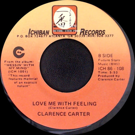Clarence Carter - Strokin' / Love Me With Feeling side B