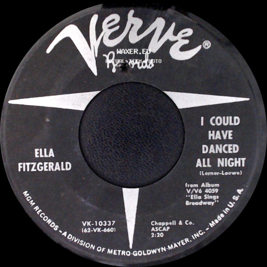 Ella Fitzgerald - I Could Have Danced All Night / I've Grown Accustomed To Your Face side A