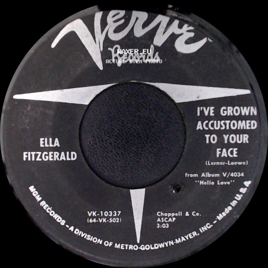 Ella Fitzgerald - I Could Have Danced All Night / I've Grown Accustomed To Your Face side B