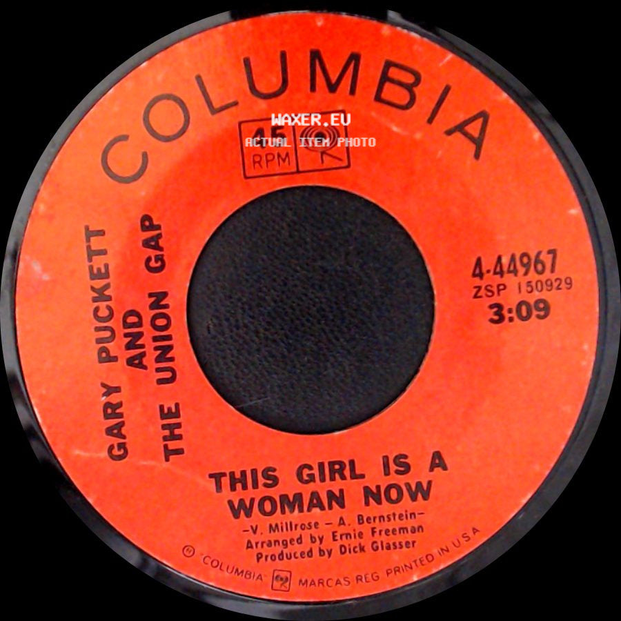 Gary Puckett And The Union Gap - This Girl Is A Woman Now / His Other Woman side A