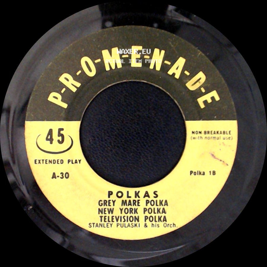 Stanley Pulaski & His Orch. / Stashu Pandowski - Polkas / Beer Barrel Polka side A