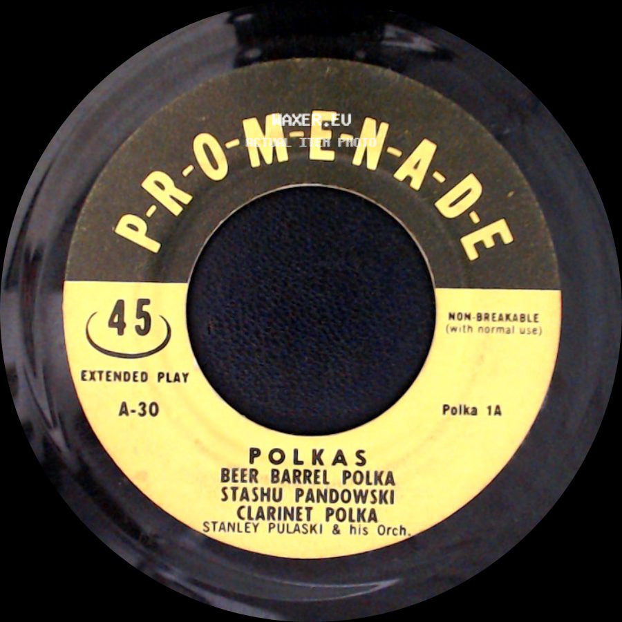 Stanley Pulaski & His Orch. / Stashu Pandowski - Polkas / Beer Barrel Polka side B