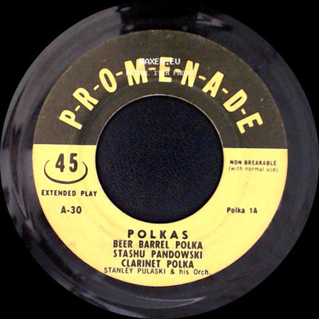 Stanley Pulaski & His Orch. / Stashu Pandowski - Polkas / Beer Barrel Polka side B
