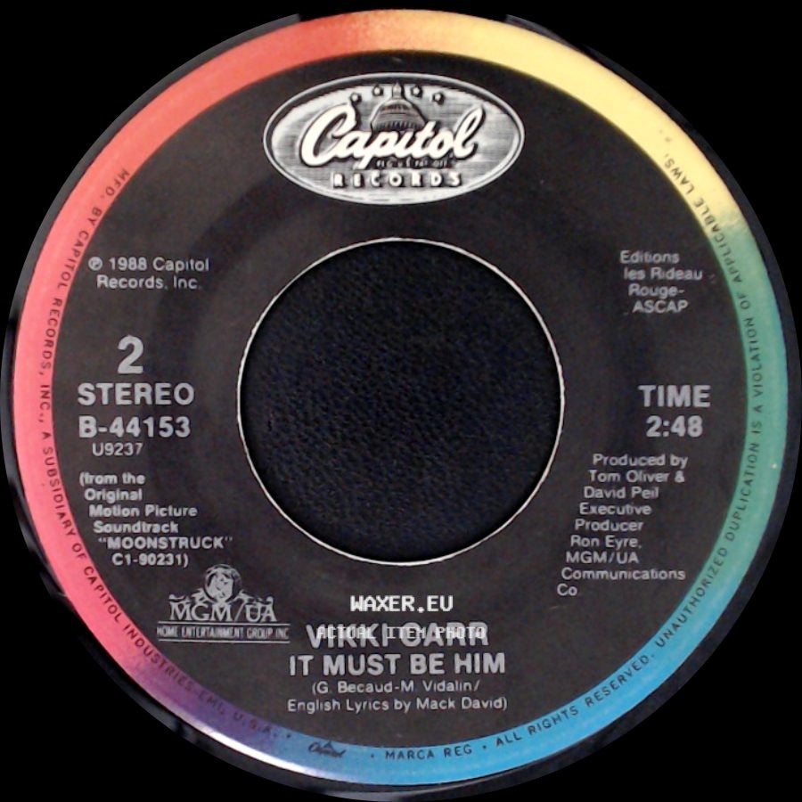 Dean Martin / Vikki Carr - That's Amore / It Must Be Him side B