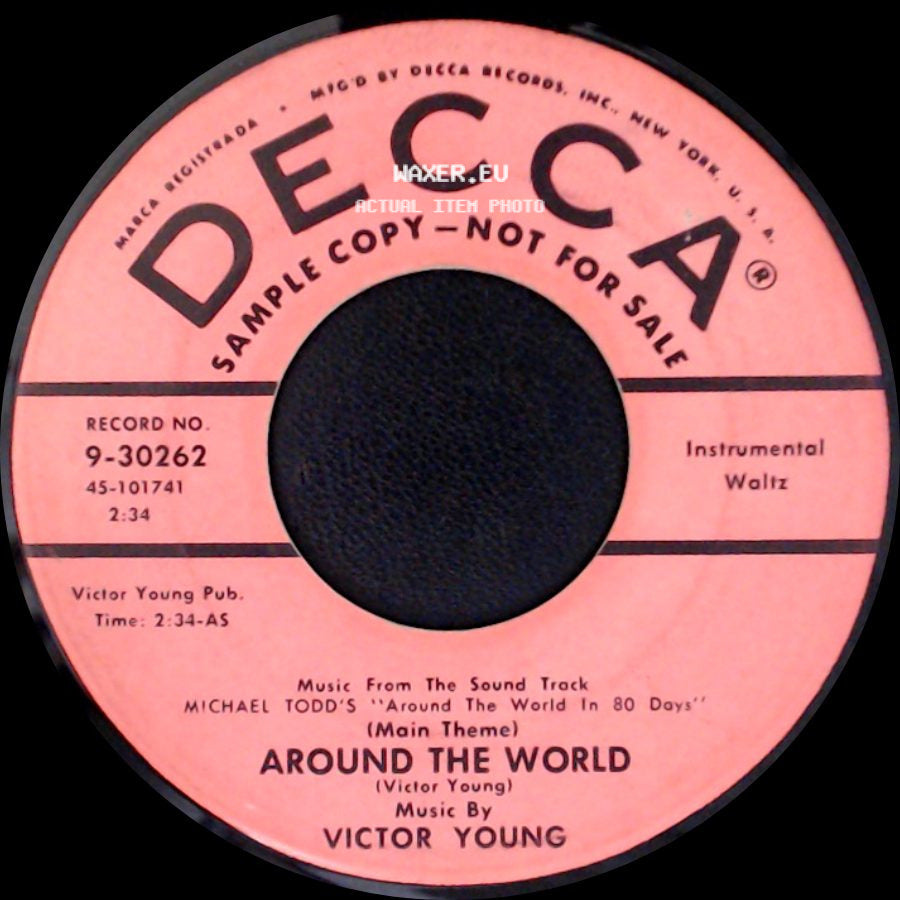 Bing Crosby / Victor Young - Around The World / Around The World (Main Theme) side B