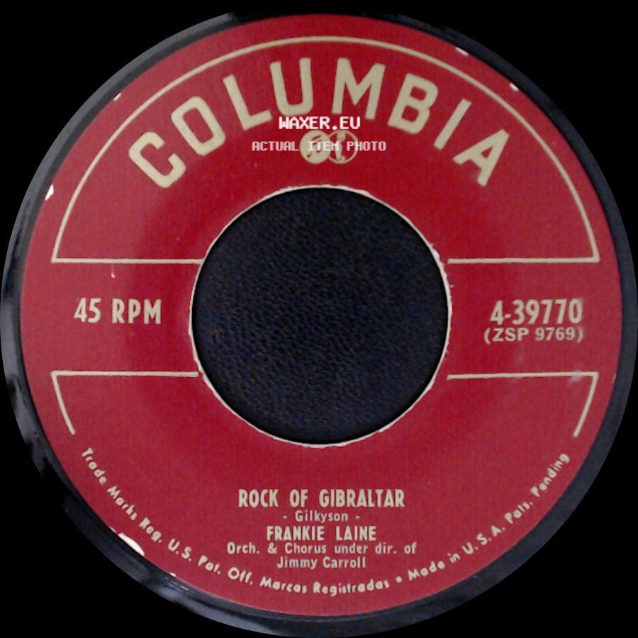 Frankie Laine - Rock Of Gibraltar / High Noon (Do Not Forsake Me) side A