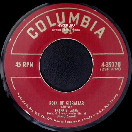 Frankie Laine - Rock Of Gibraltar / High Noon (Do Not Forsake Me) side A