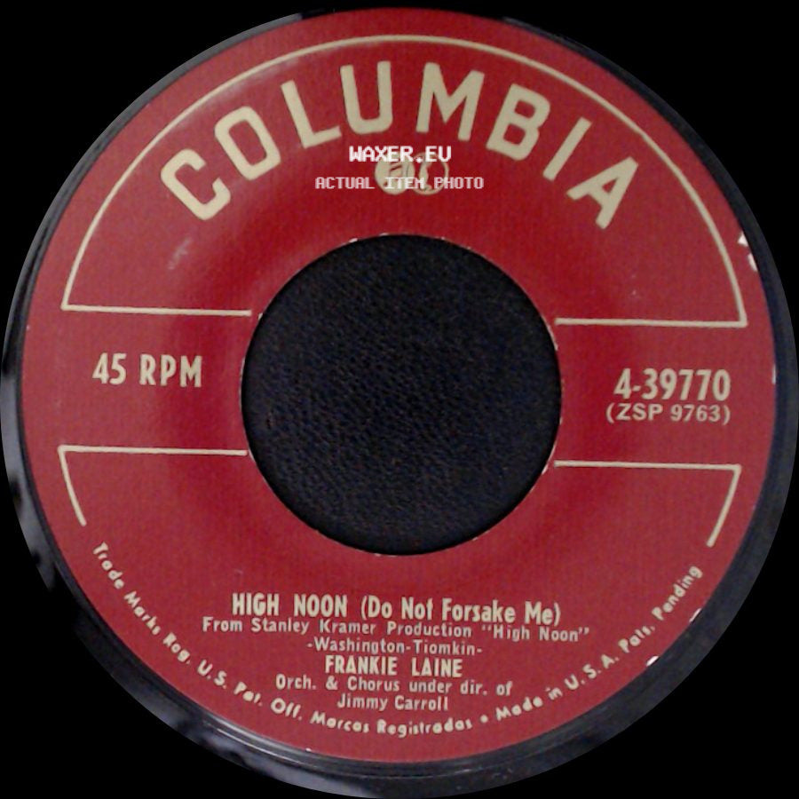Frankie Laine - Rock Of Gibraltar / High Noon (Do Not Forsake Me) side B