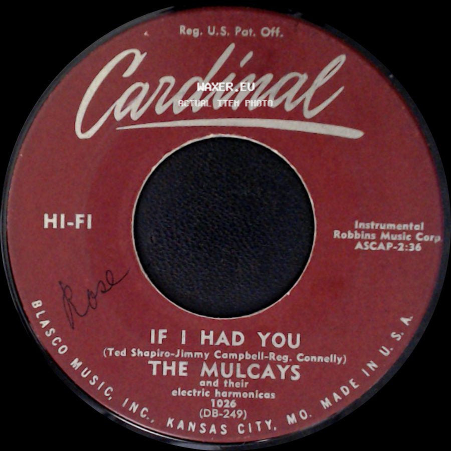 The Mulcays - Beatin' The Bee / If I Had You side B