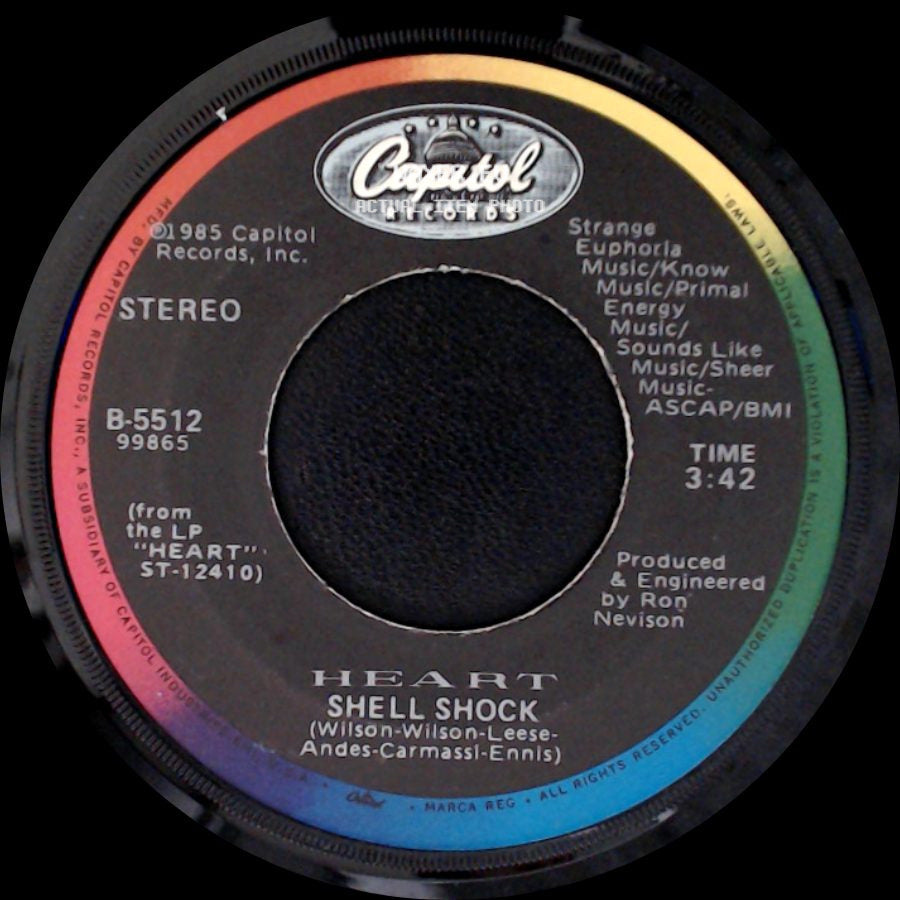 Heart - Never (Remix) / Shell Shock side B
