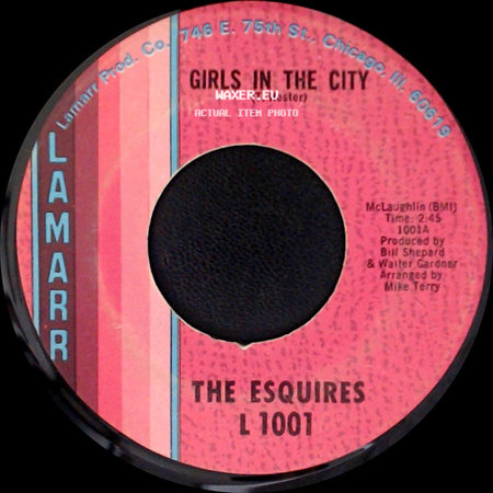 The Esquires - Ain't Gonna Give It Up / Girls In The City side B