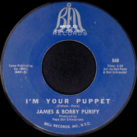 James & Bobby Purify - I'm Your Puppet / So Many Reasons side A
