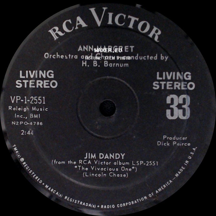 Ann-Margret - Thirteen Men / Jim Dandy side B