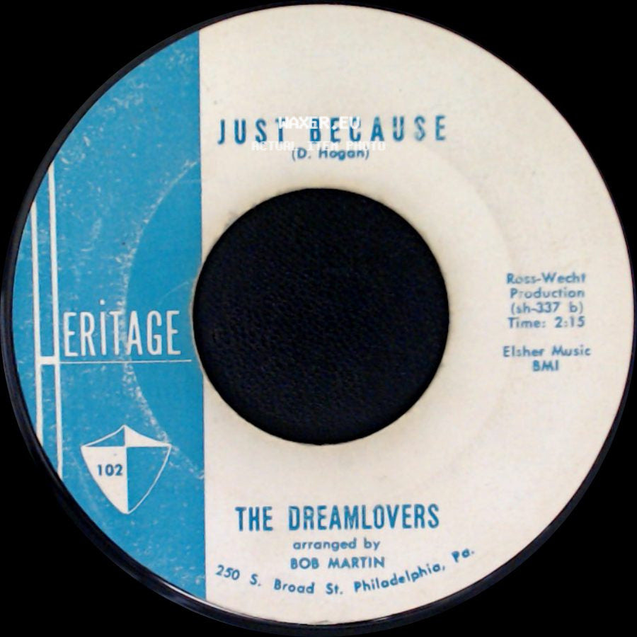 The Dreamlovers - When We Get Married / Just Because side B