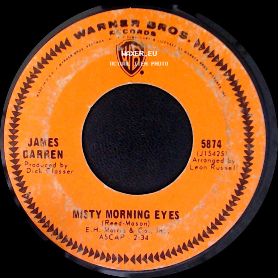 James Darren - Misty Morning Eyes / All (Theme From The Motion Picture "Run For Your Life") side A