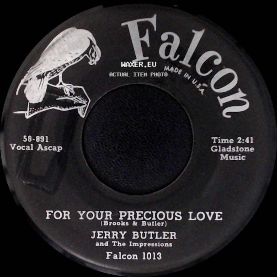 Jerry Butler And The Impressions - Sweet Was The Wine / For Your Precious Love side B