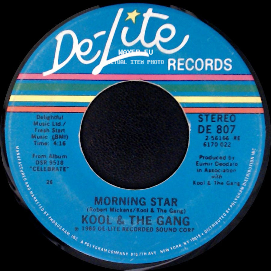 Kool & The Gang - Celebration / Morning Star side B