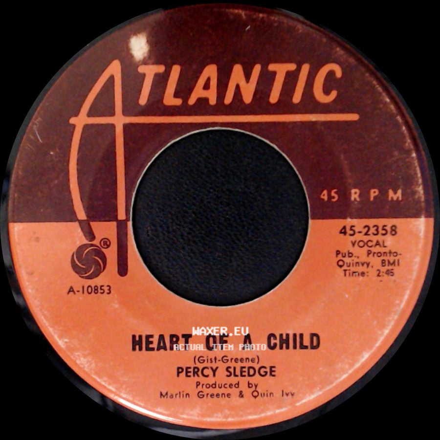 Percy Sledge - It Tears Me Up / Heart Of A Child side B