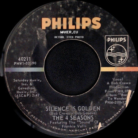 The 4 Seasons - Silence Is Golden / Rag Doll side A
