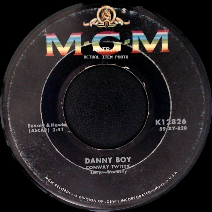 Conway Twitty - Halfway To Heaven / Danny Boy side B