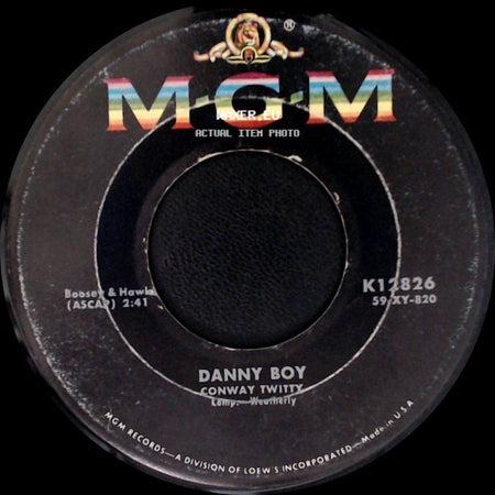 Conway Twitty - Halfway To Heaven / Danny Boy side B