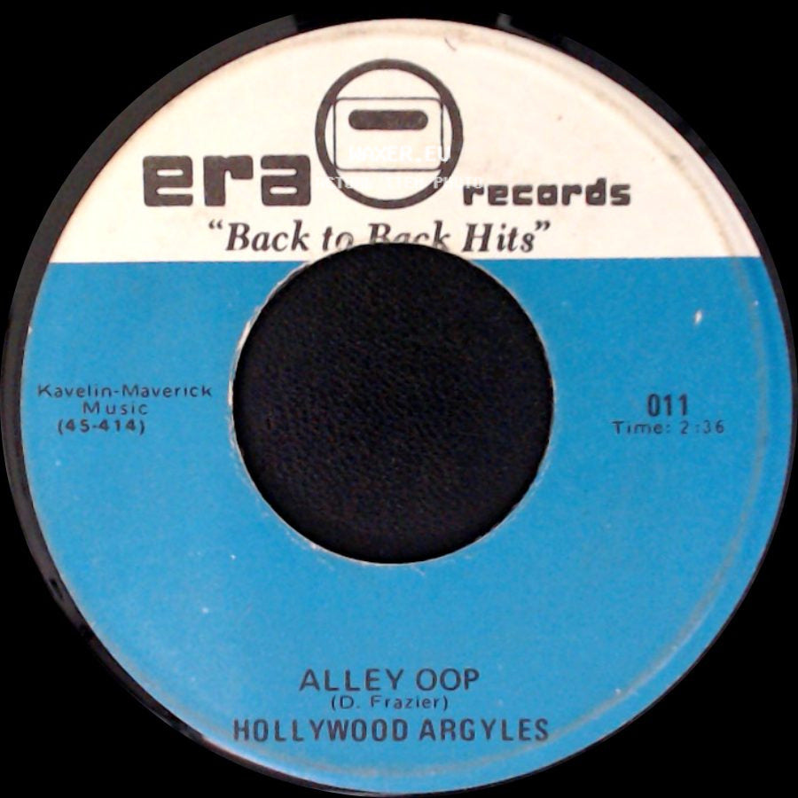 Hollywood Argles - Alley Oop / Hully Gully side A
