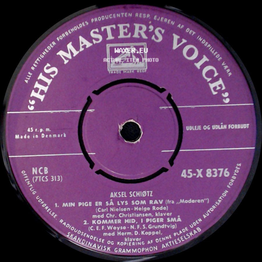 Aksel Schiøtz - Unknown Title A / Unknown Title B side A