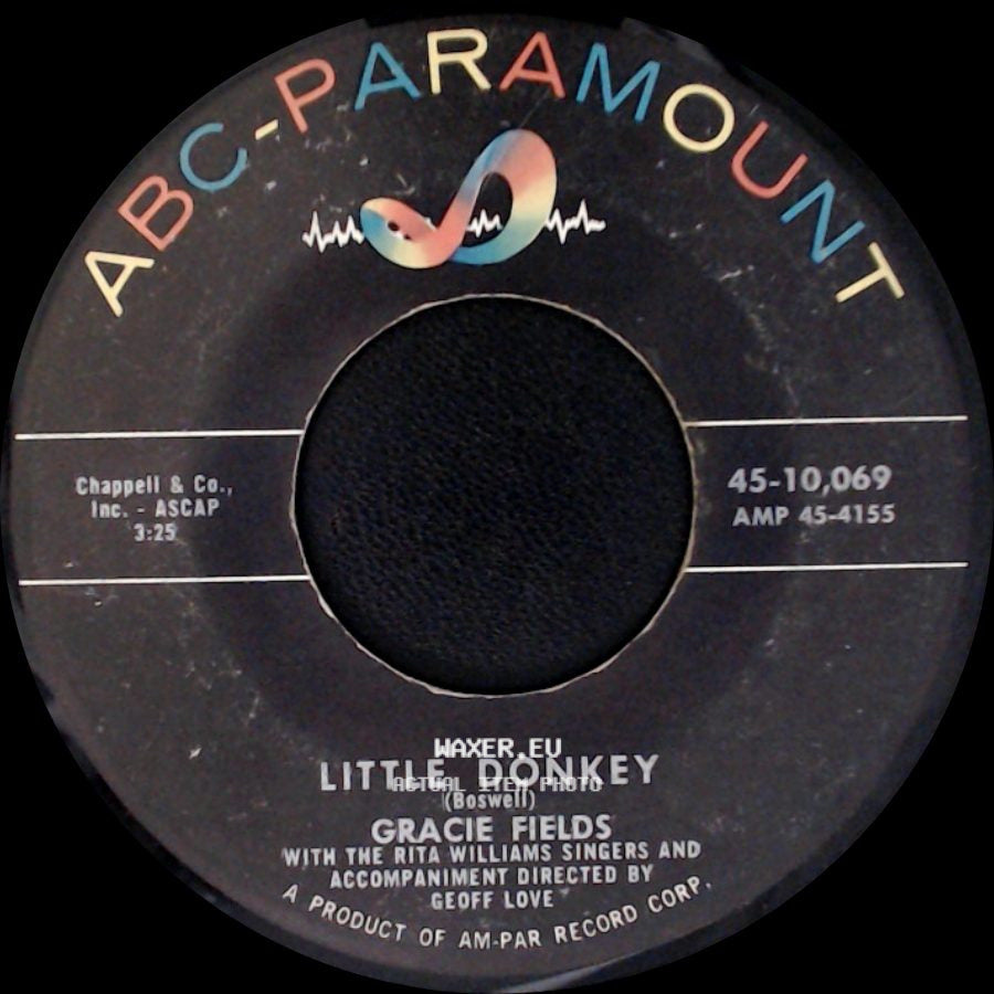 Gracie Fields - Little Donkey / Far Away side A