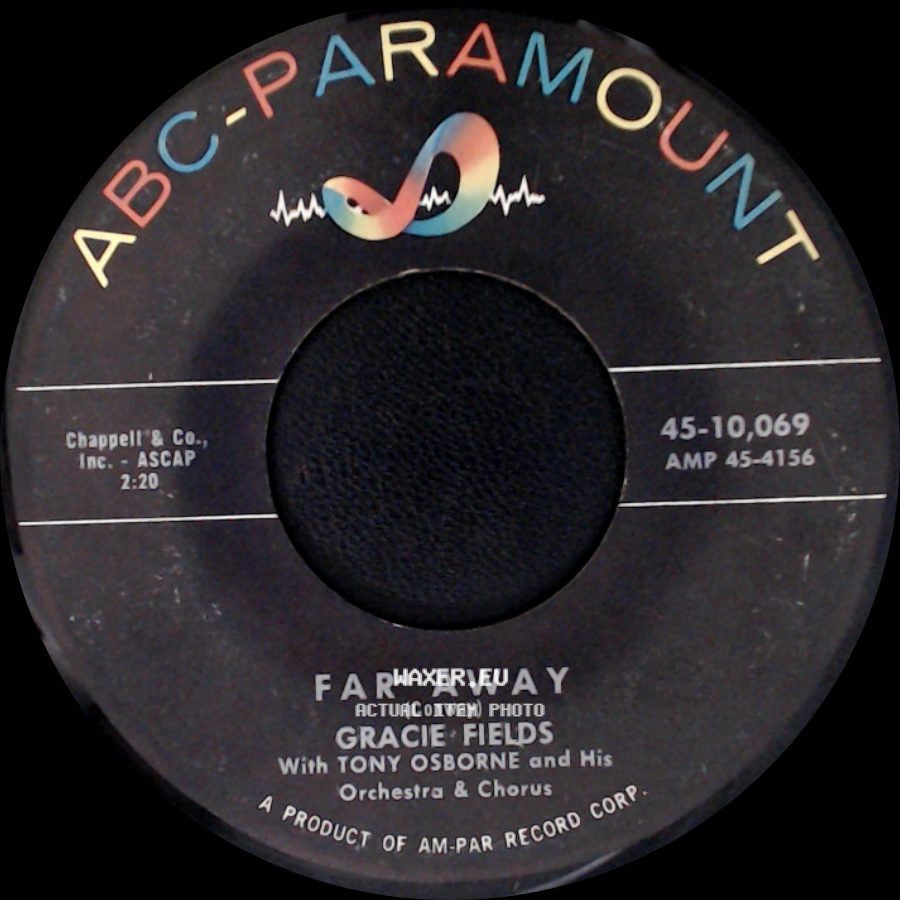 Gracie Fields - Little Donkey / Far Away side B