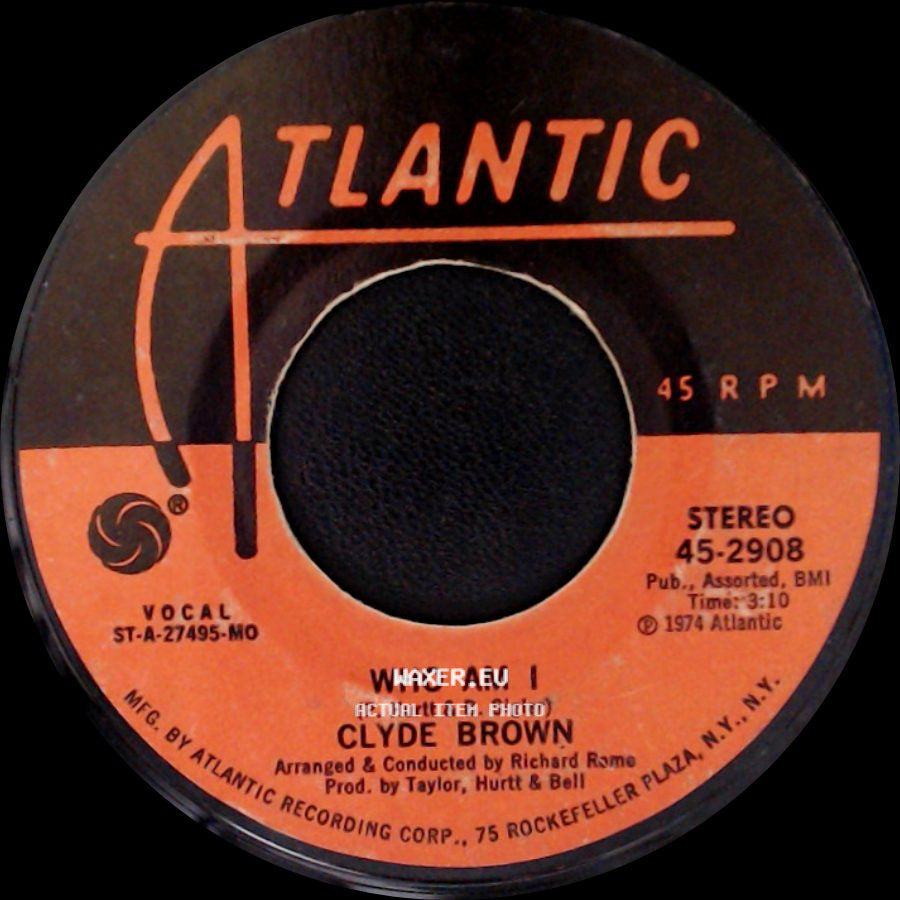 Clyde Brown - You Call Me Back / Who Am I side B