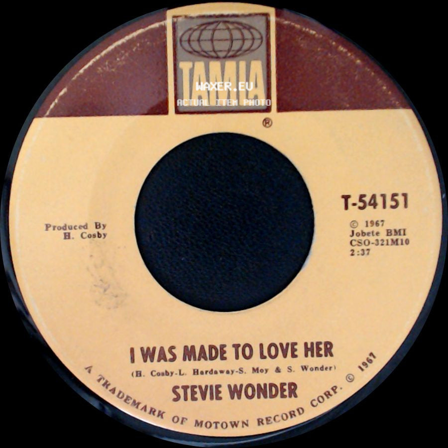 Stevie Wonder - I Was Made To Love Her / Hold Me side A