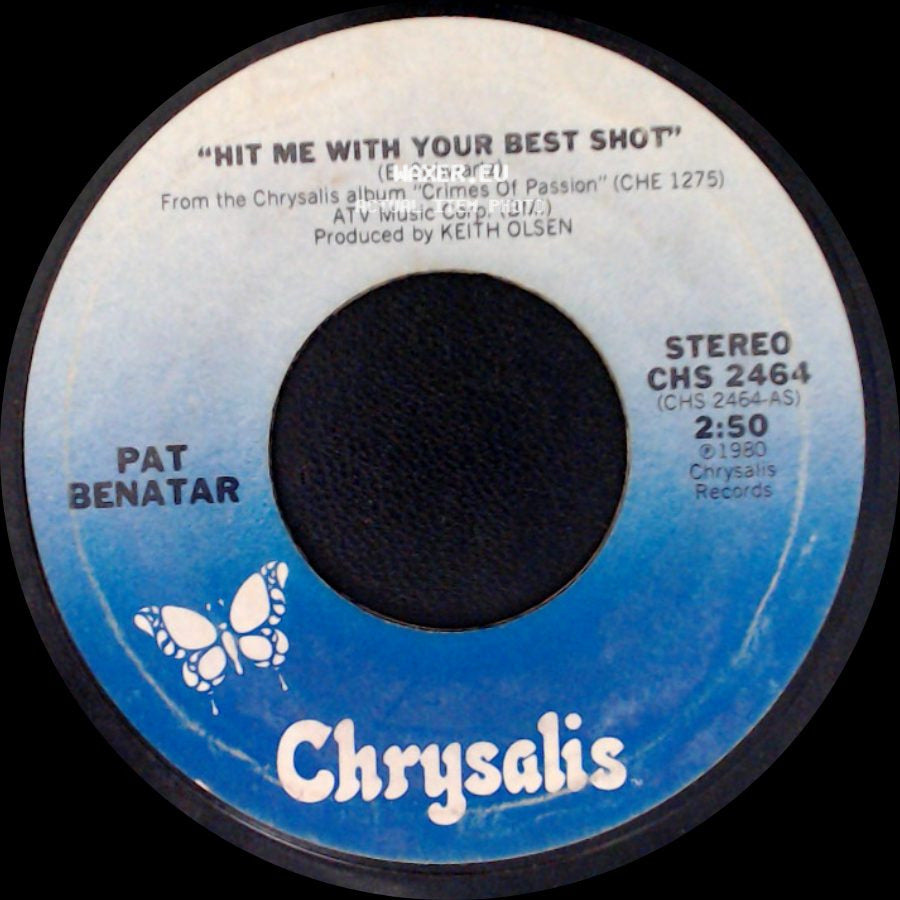 Pat Benatar - Hit Me With Your Best Shot / Prisoner Of Love side A