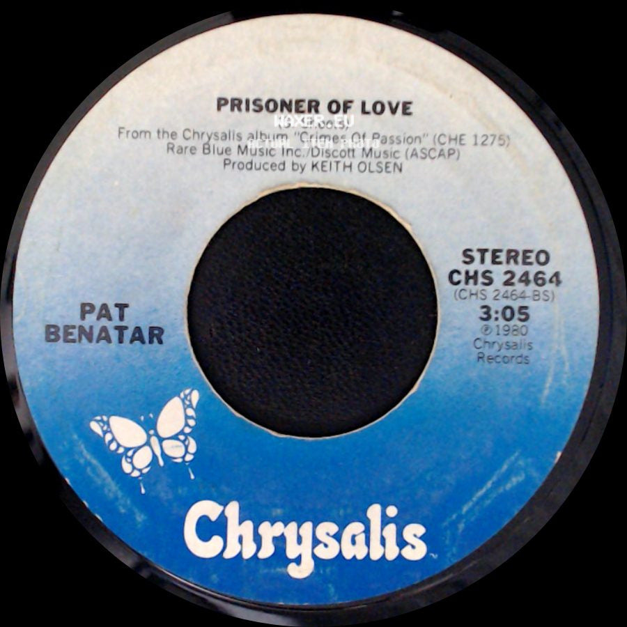 Pat Benatar - Hit Me With Your Best Shot / Prisoner Of Love side B