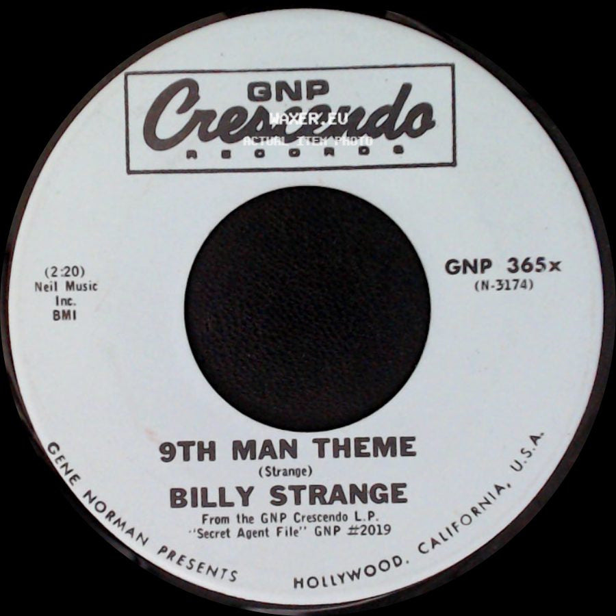 Billy Strange - Thunderball / 9Th Man Theme side B