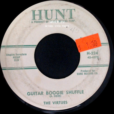 The Virtues - Guitar Boogie Shuffle / Guitar In Orbit side A