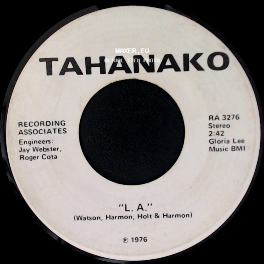 Tahanako - L. A. / "Nite Thunder" side A