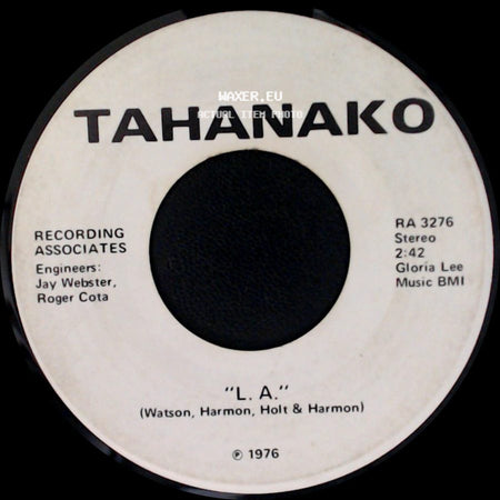 Tahanako - L. A. / "Nite Thunder" side A