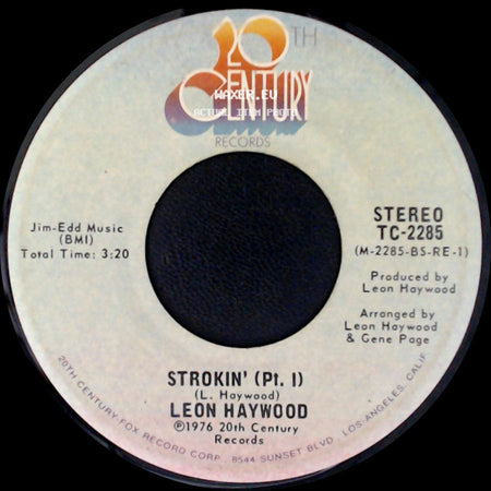 Leon Haywood - Strokin' (Pt. I) / Strokin' (Pt. Ii) side A