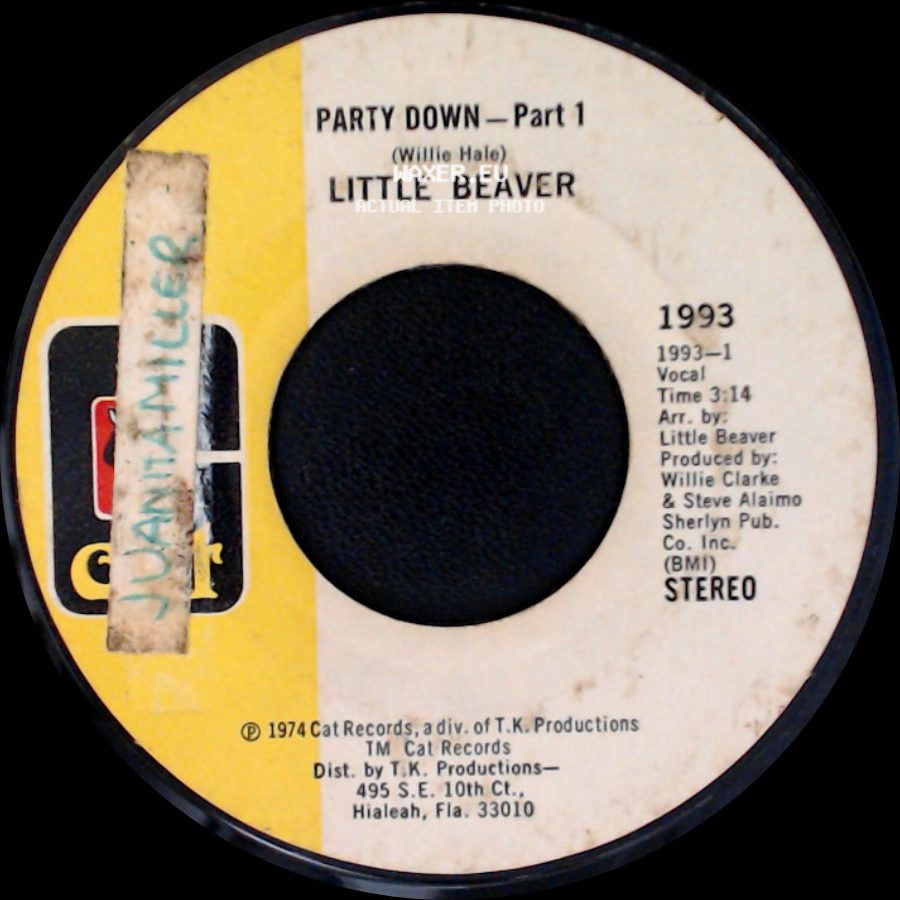 Little Beaver - Party Down - Part 1 / Party Down - Part 2 side A