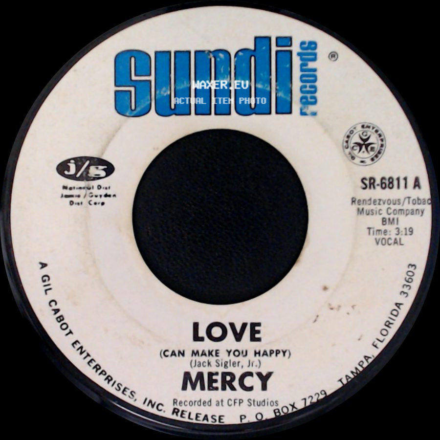 Mercy - Fire Ball / Love (Can Make You Happy) side B
