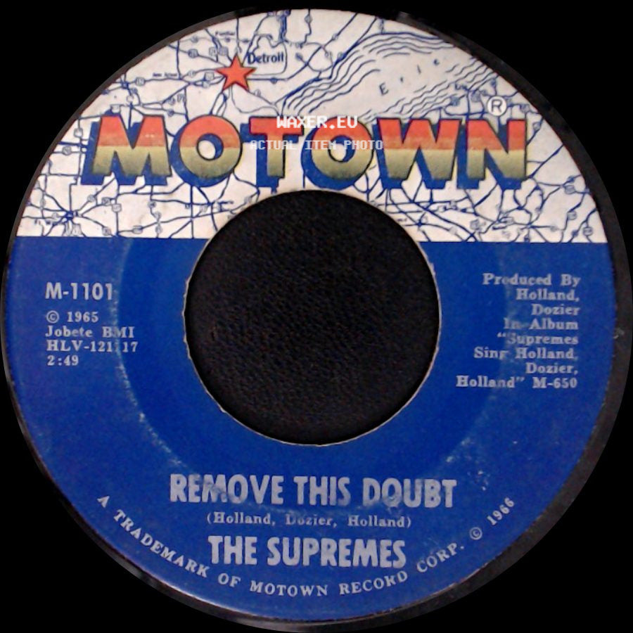 The Supremes - Remove This Doubt / You Keep Me Hangin' On side A