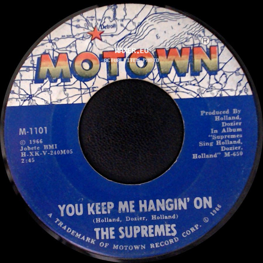 The Supremes - Remove This Doubt / You Keep Me Hangin' On side B