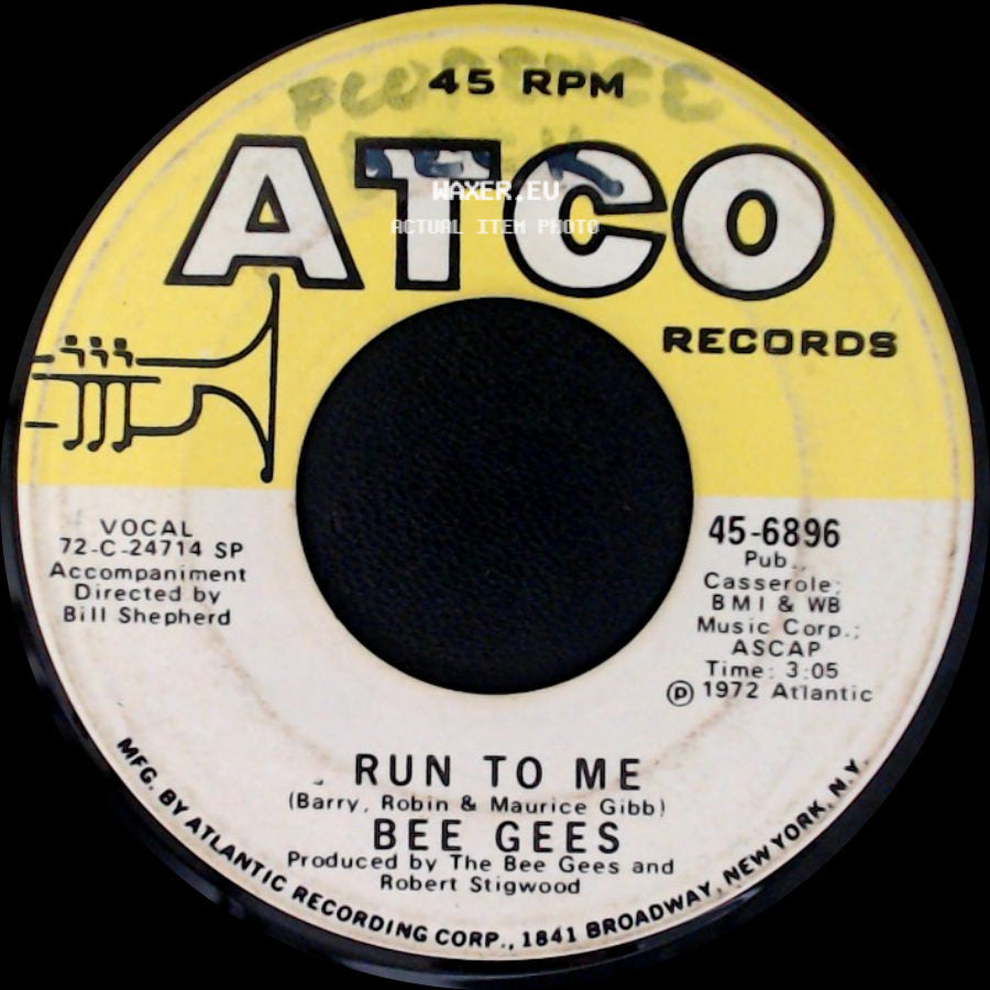 Bee Gees - Road To Alaska / Run To Me side B