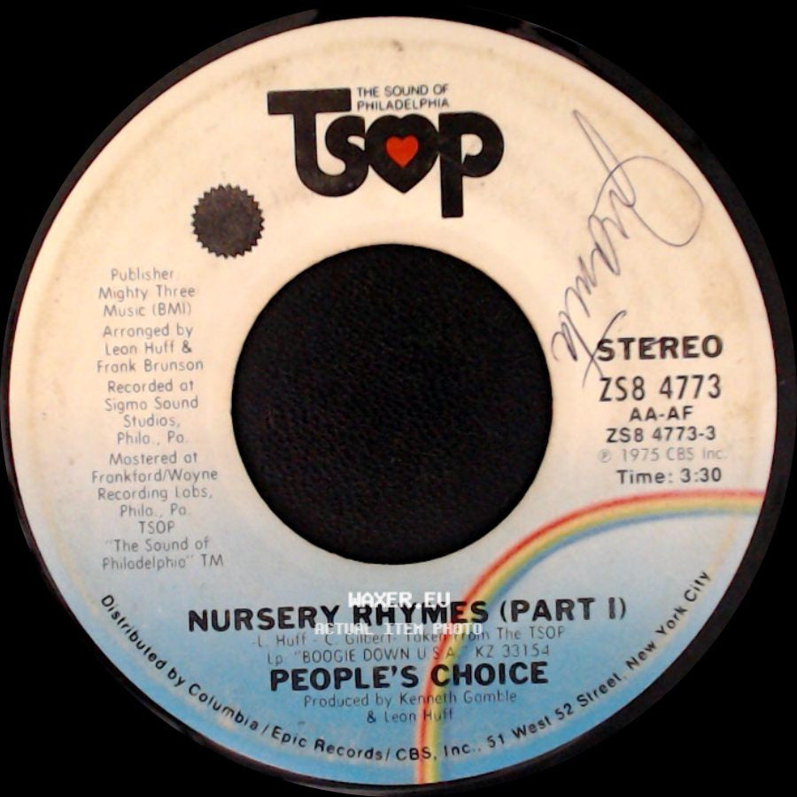 People's Choice - Nursery Rhymes (Part I) / Nursery Rhymes (Part Ii) side A