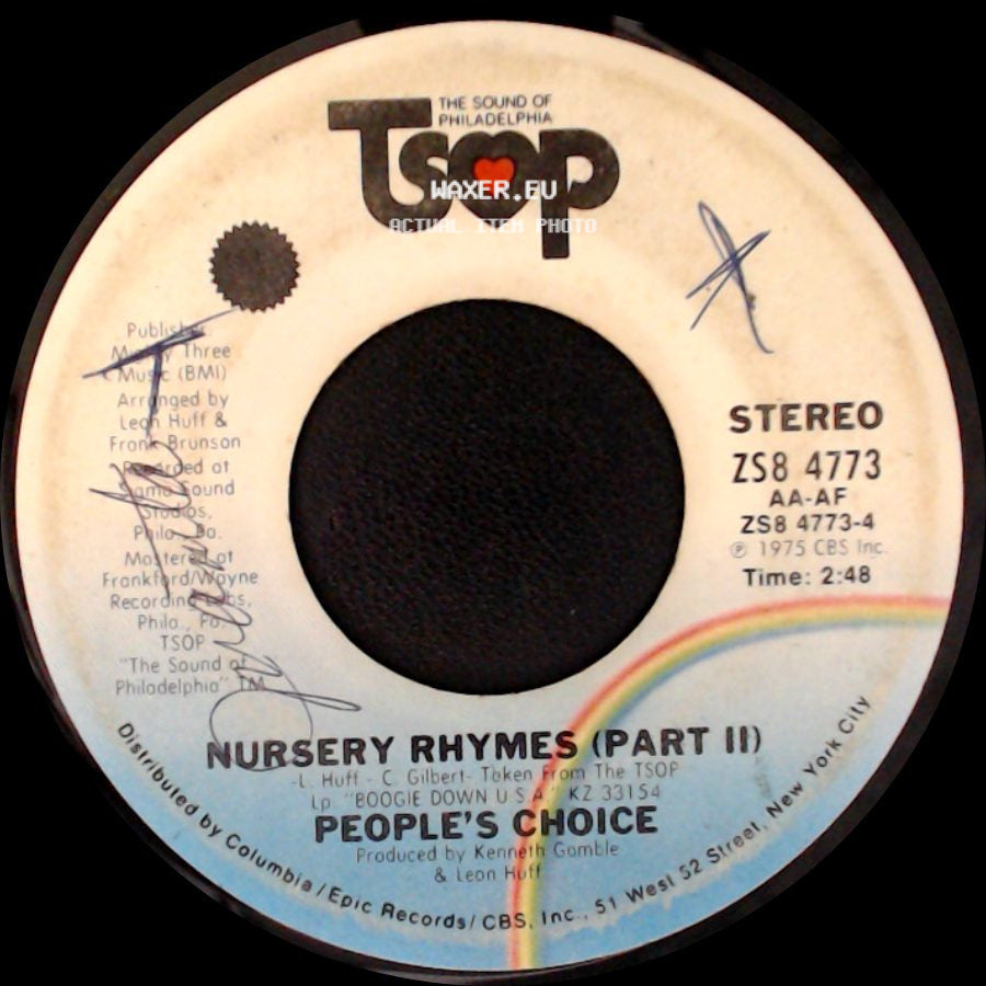 People's Choice - Nursery Rhymes (Part I) / Nursery Rhymes (Part Ii) side B