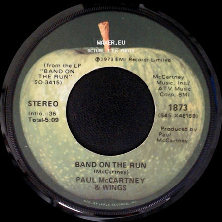 Paul Mccartney & Wings - Band On The Run / Nineteen Hundred And Eighty Five side A