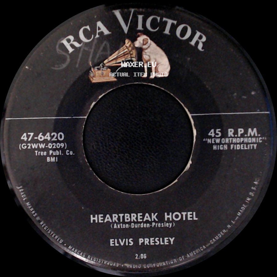 Elvis Presley - Heartbreak Hotel / I Was The One side A