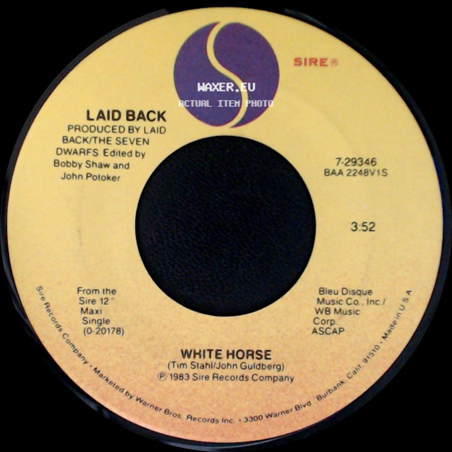 Laid Back - So Wie So / White Horse side B