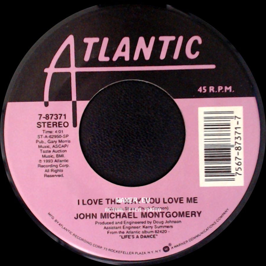 John Michael Montgomery - Life's A Dance / I Love The Way You Love Me side B
